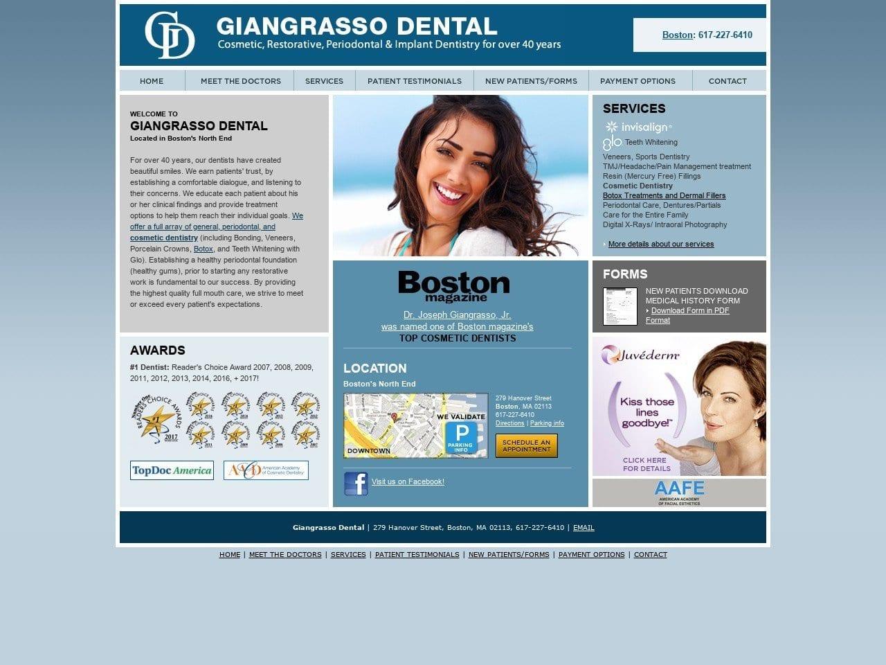 Giangrasso Dental Associates LLP screenshot