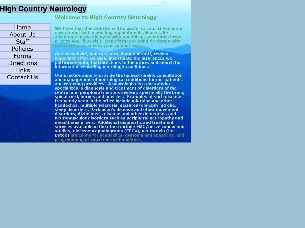 High Country Neurology