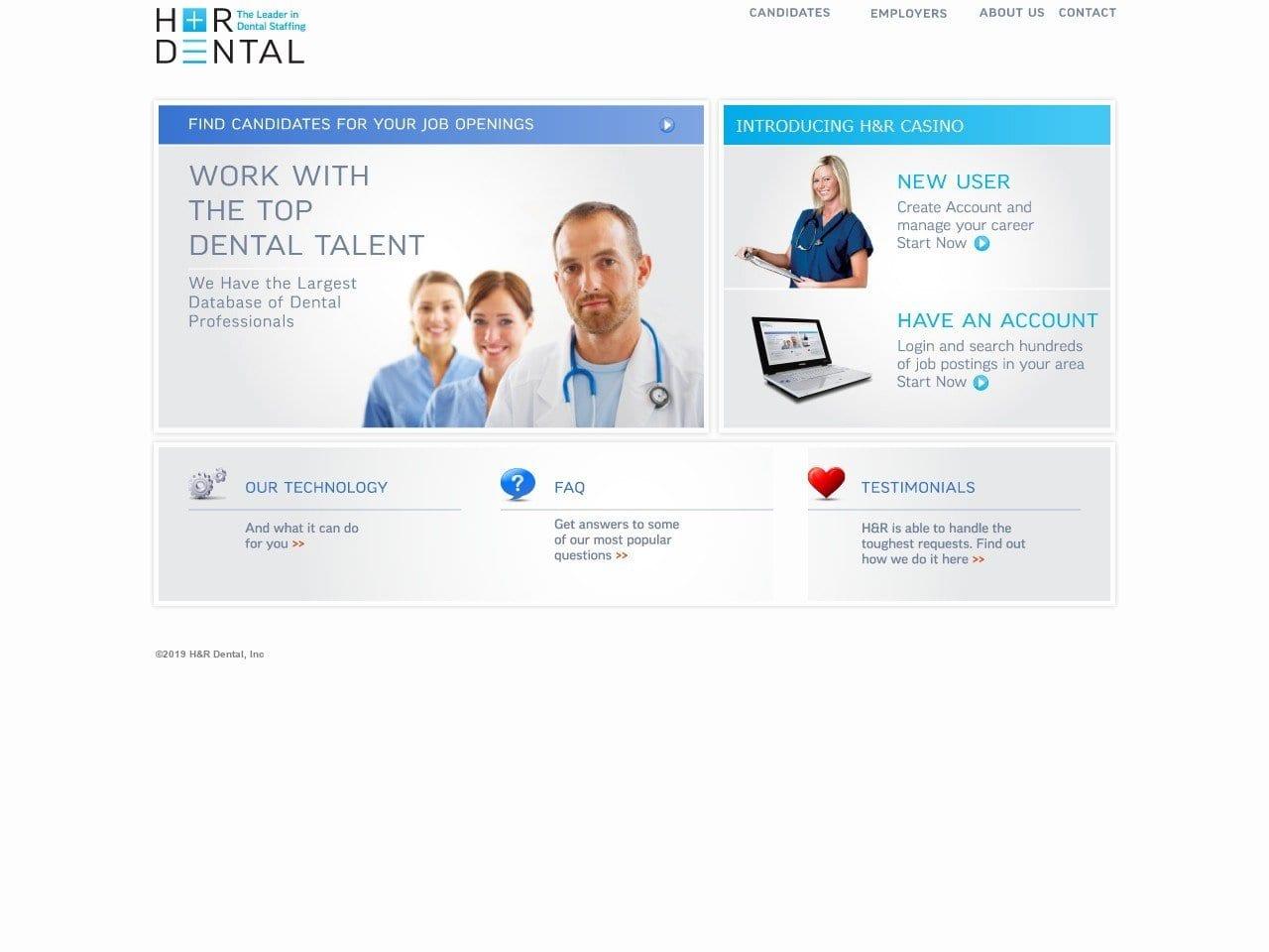 H&R Dental Staffing & Employment screenshot