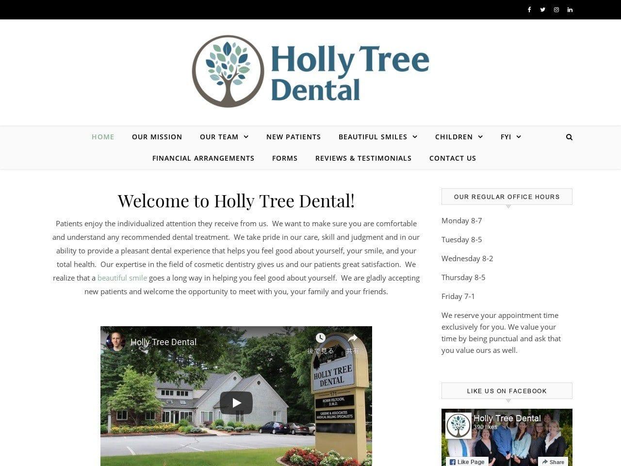 Holly Tree Dental Dr. Robin Feltoon & Dr. Stephen