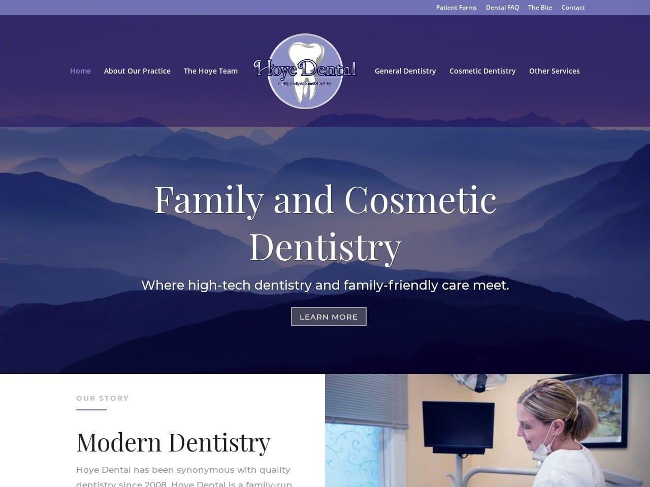 Hoye Dental screenshot