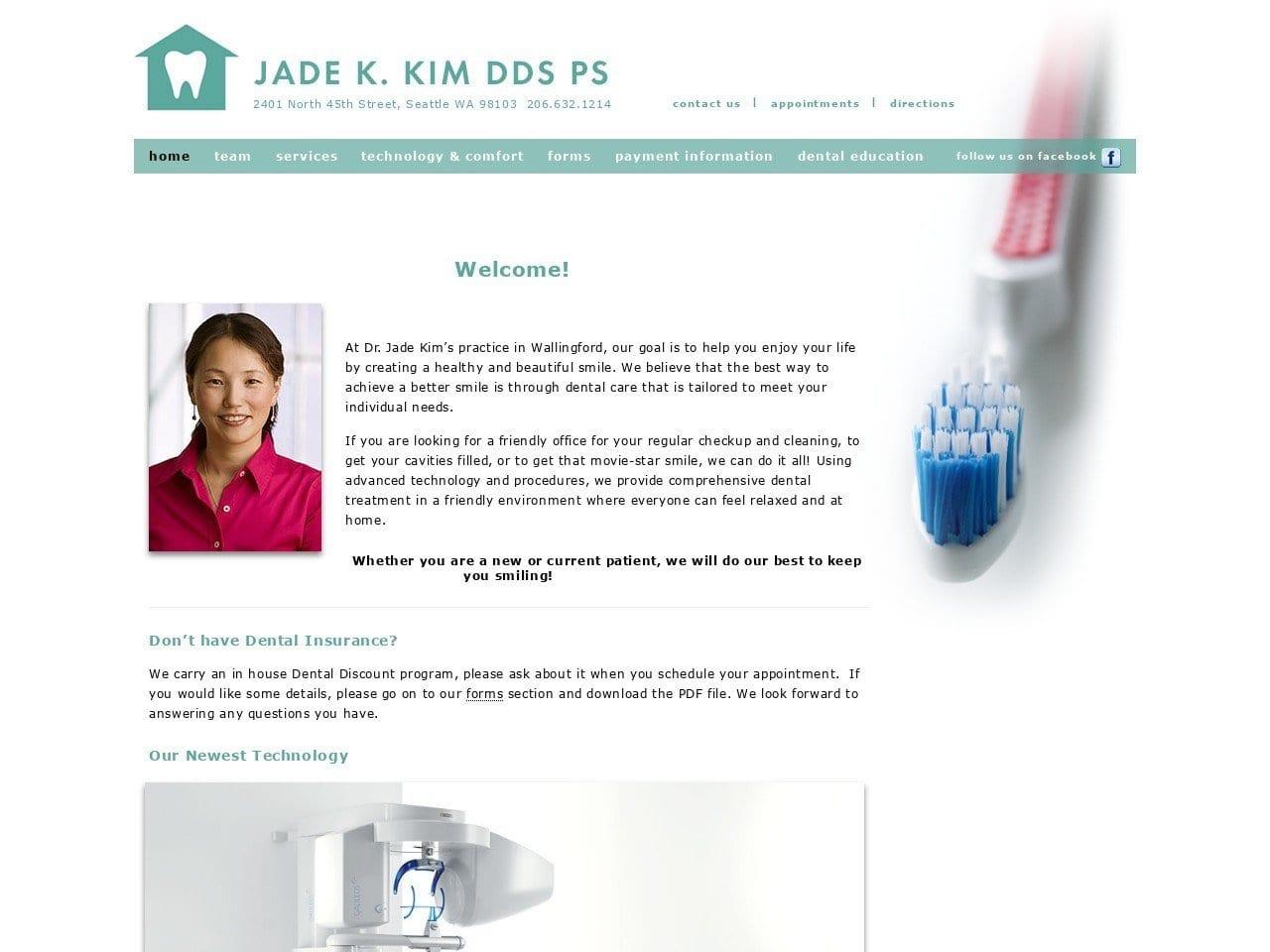Jade K Kim DDS screenshot