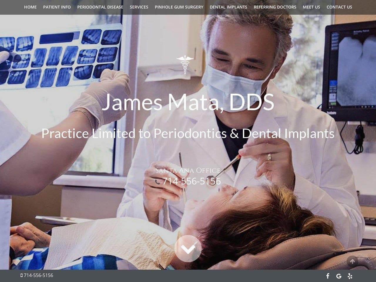 James Mata DDS screenshot