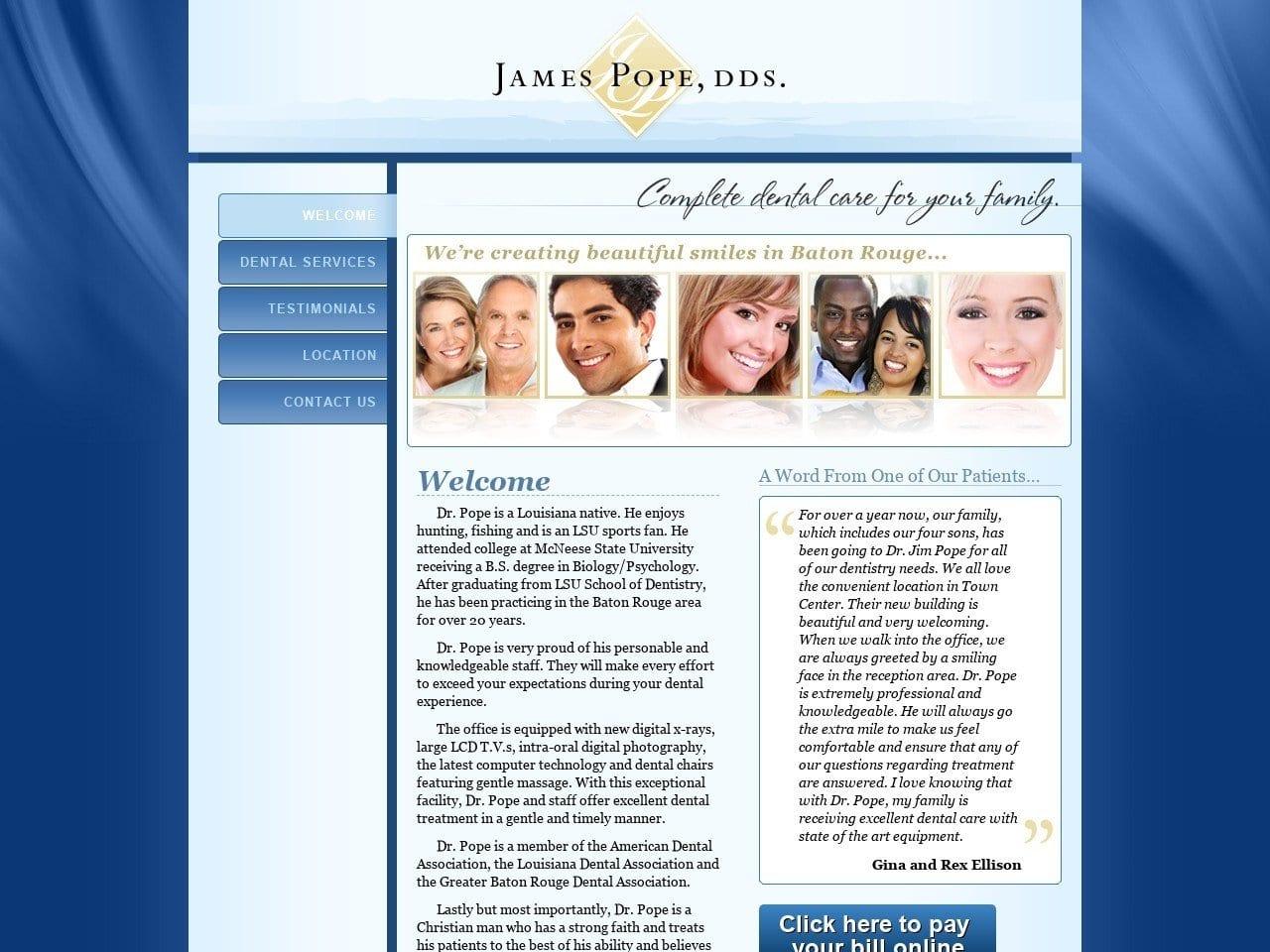 Dr. James E. Pope DDS