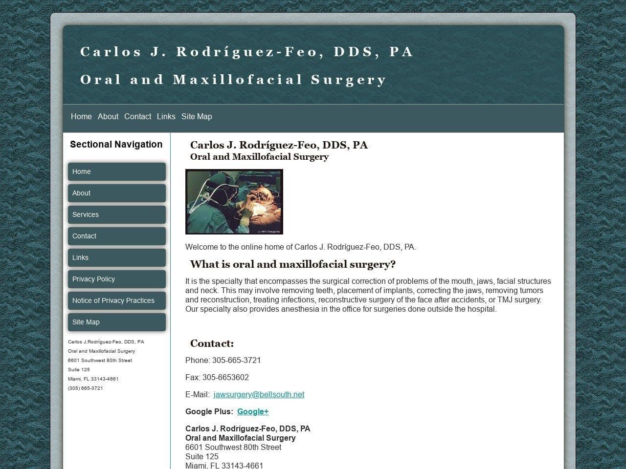 Carlos J. Rodriguez-Feo, DDS, PA