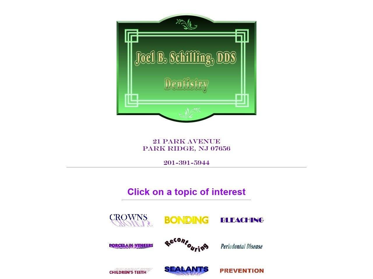 Schilling Joel B DDS