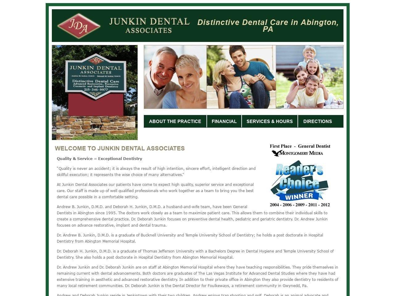 Junkin Dental Associates screenshot