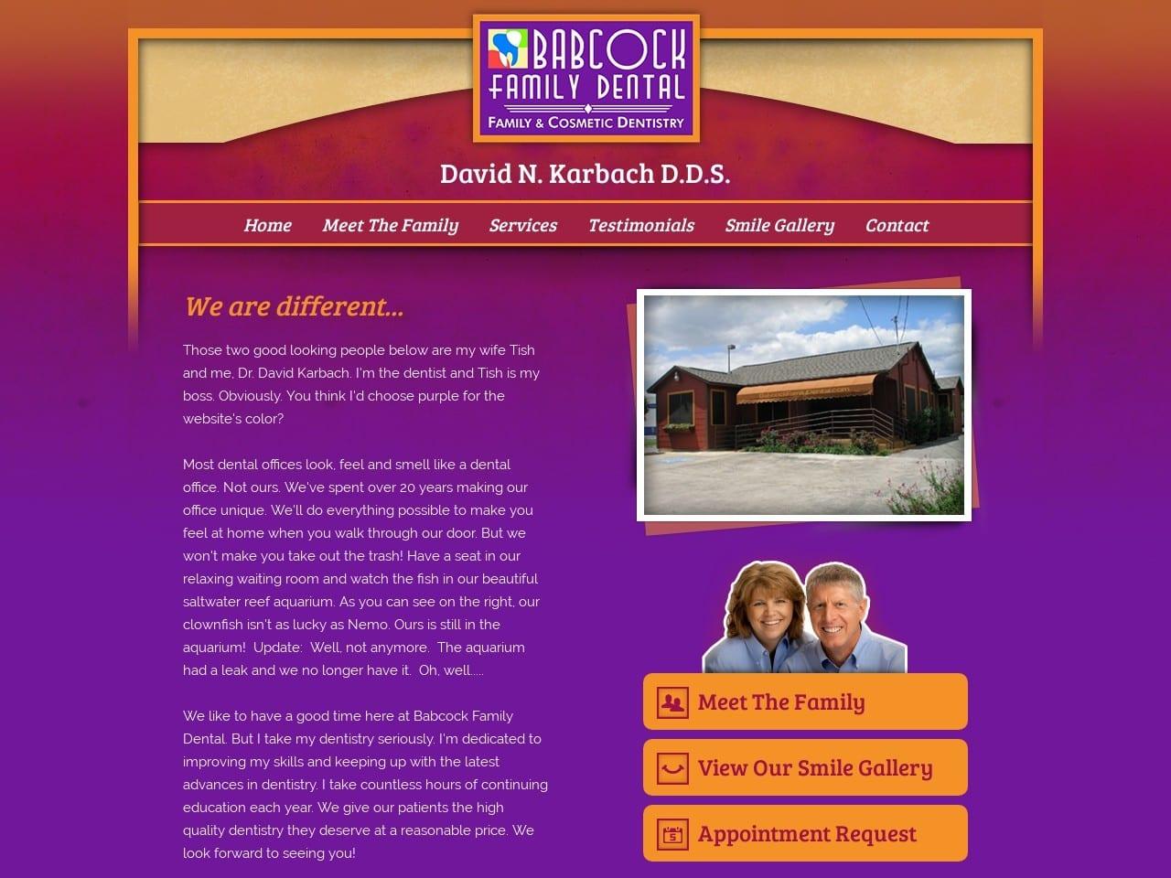 Babcock Family Dental screenshot