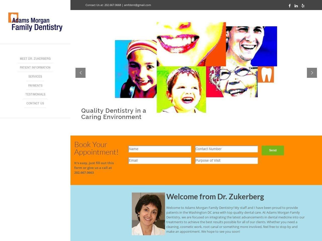 Adams Morgan Family Dentistry screenshot