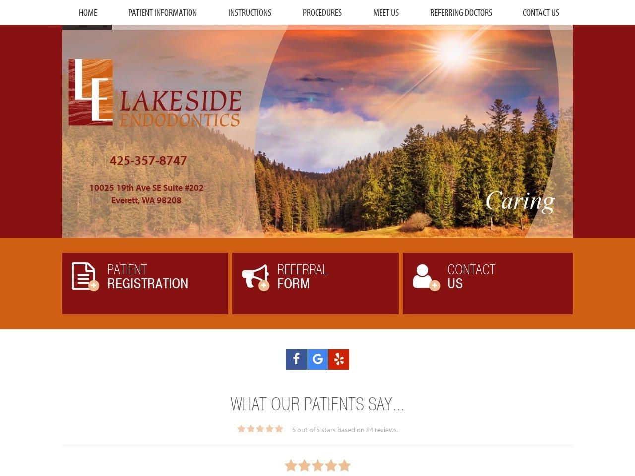 Lakeside Endodontics Shahin Etemadi DDS MSD screenshot