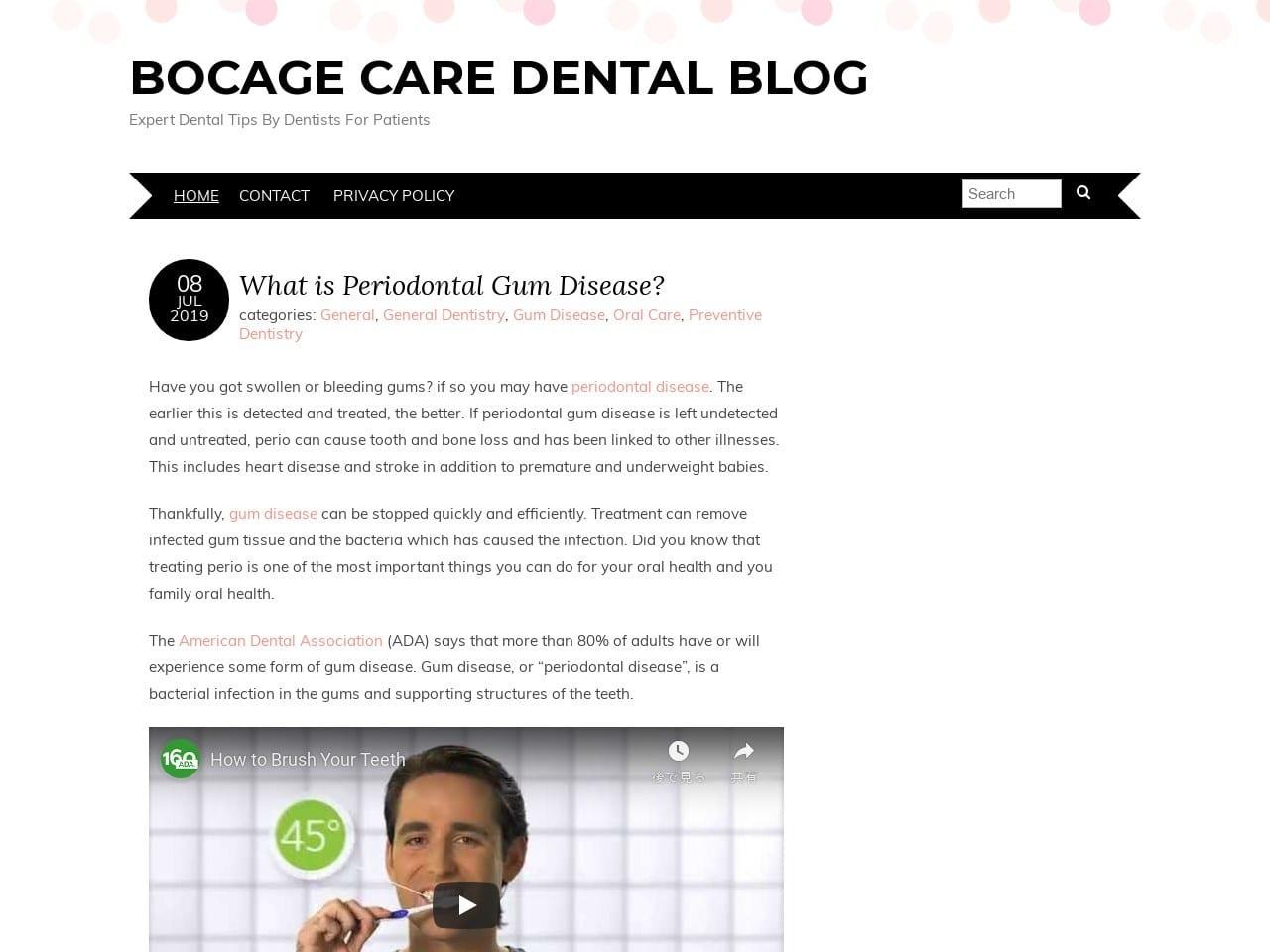 Bocage Care Dental screenshot
