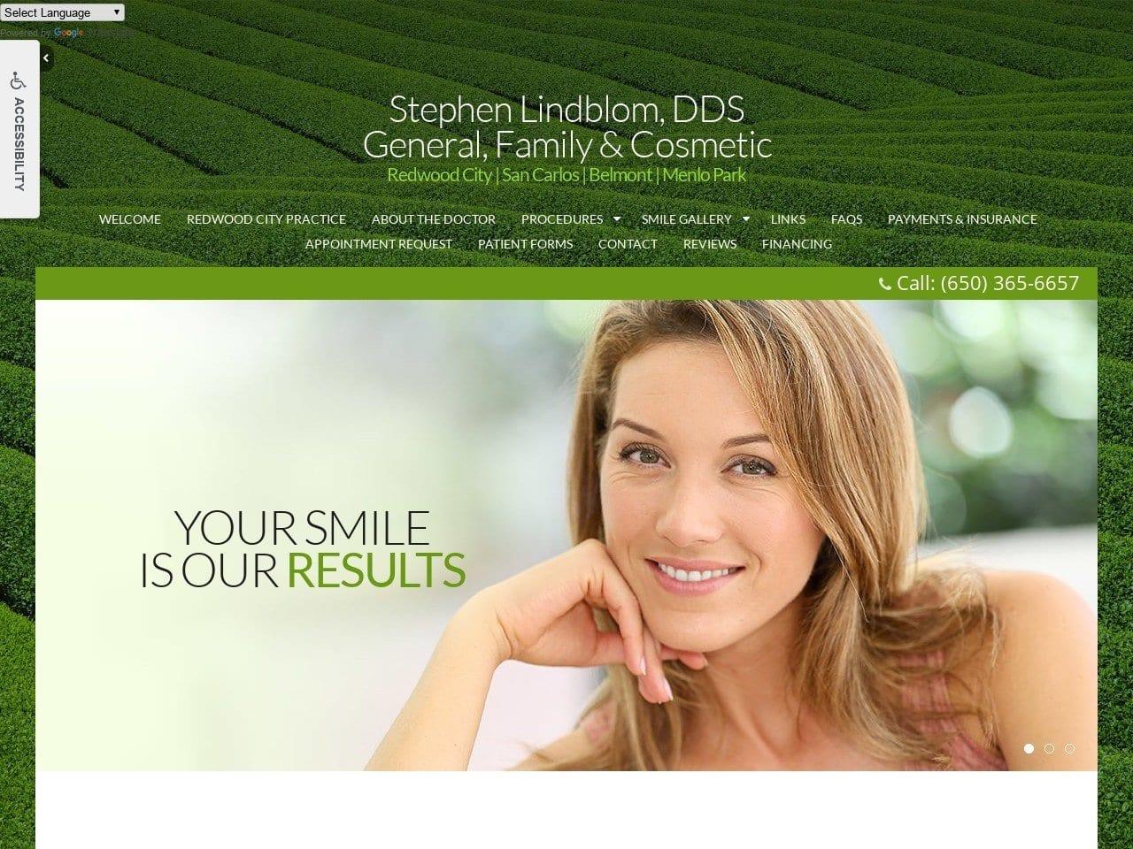 Lindblom Dental screenshot
