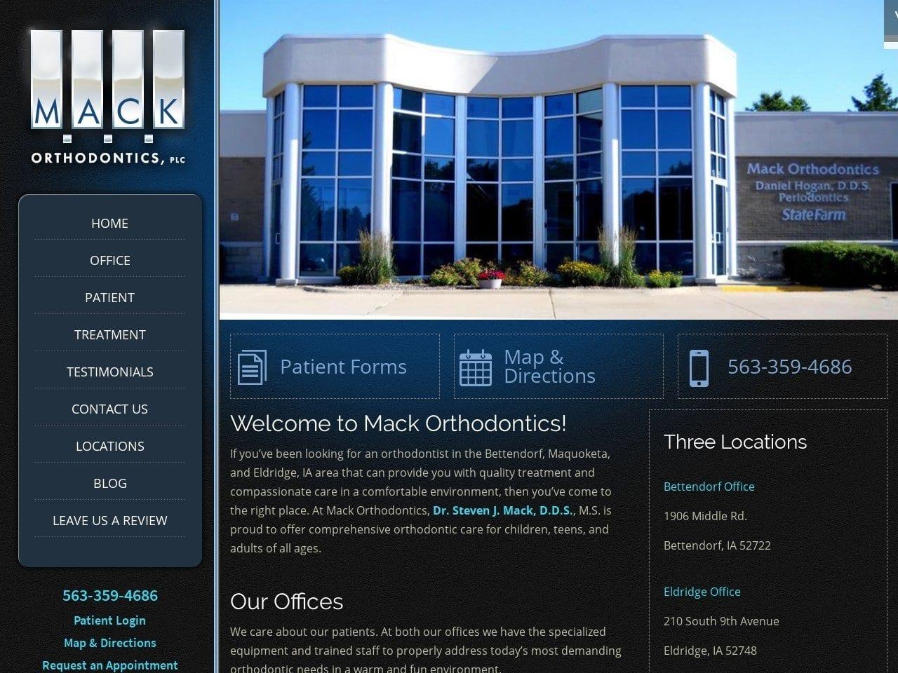 Mack Orthodontics screenshot