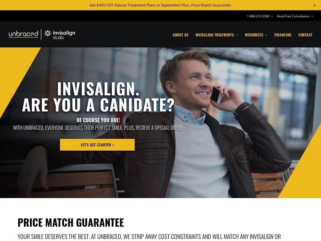 Unbraced Invisalign Studio