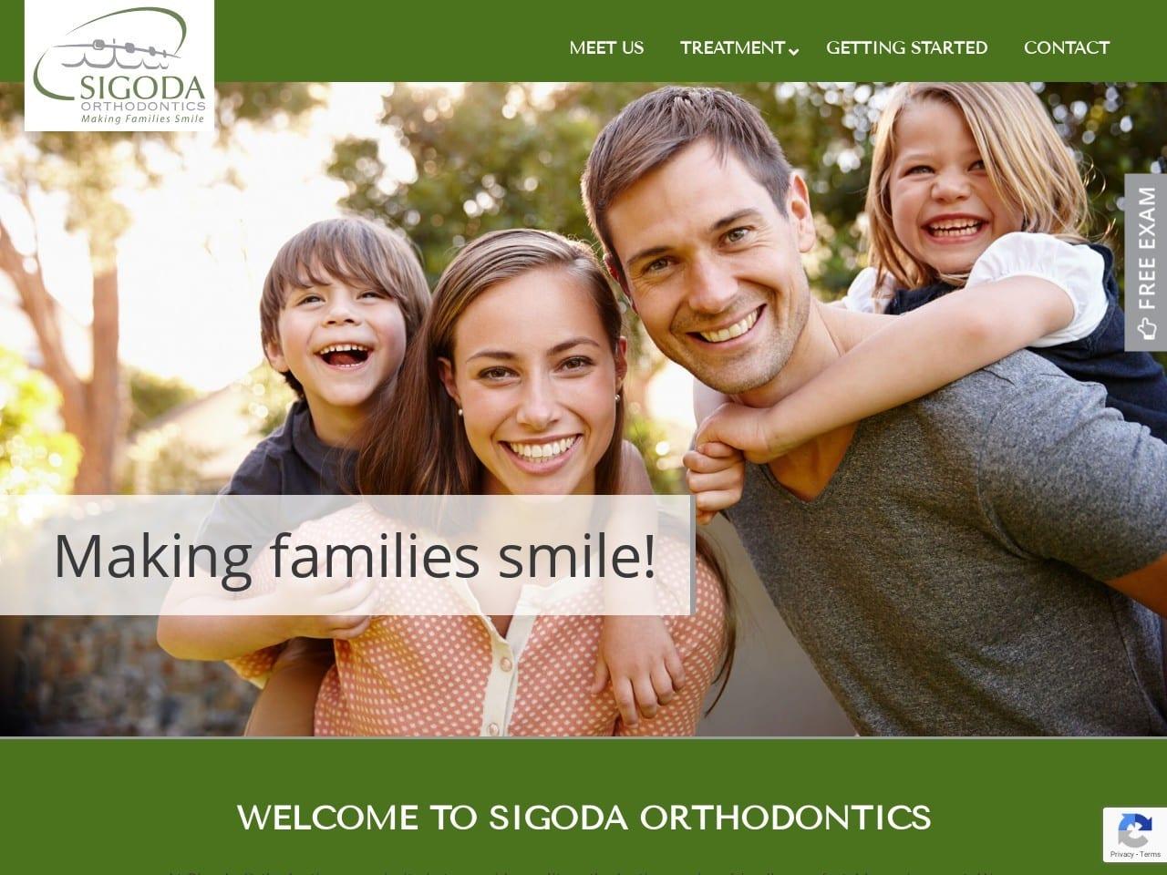 Sigoda Orthodontics screenshot