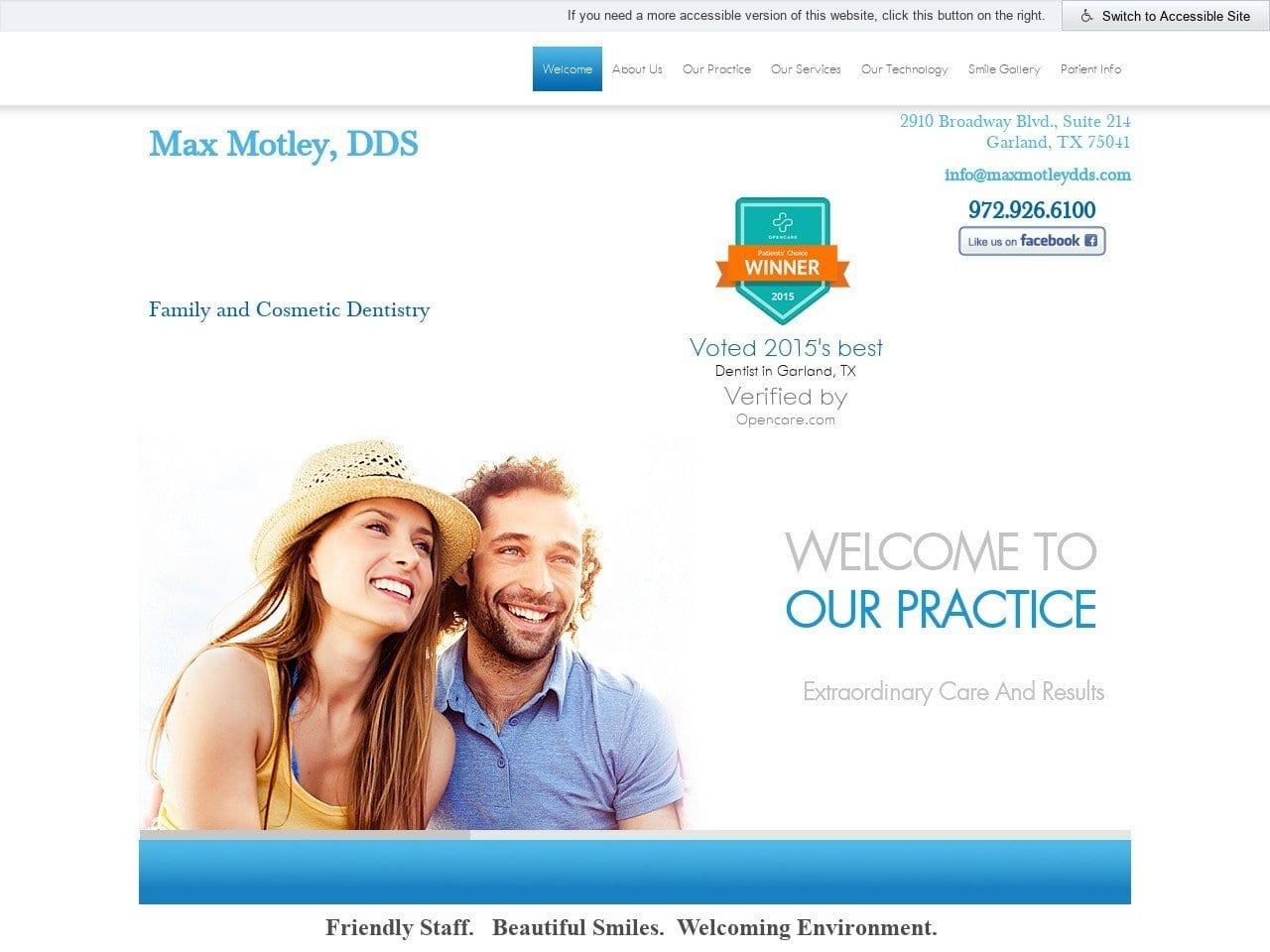 Max Motley DDS screenshot