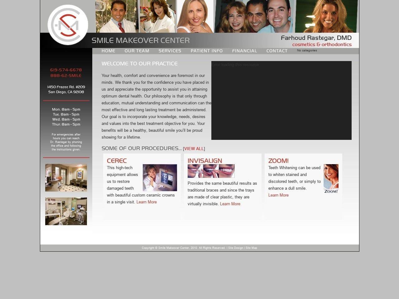 Smile Makeover Center Rastegar Farhoud DDS screenshot