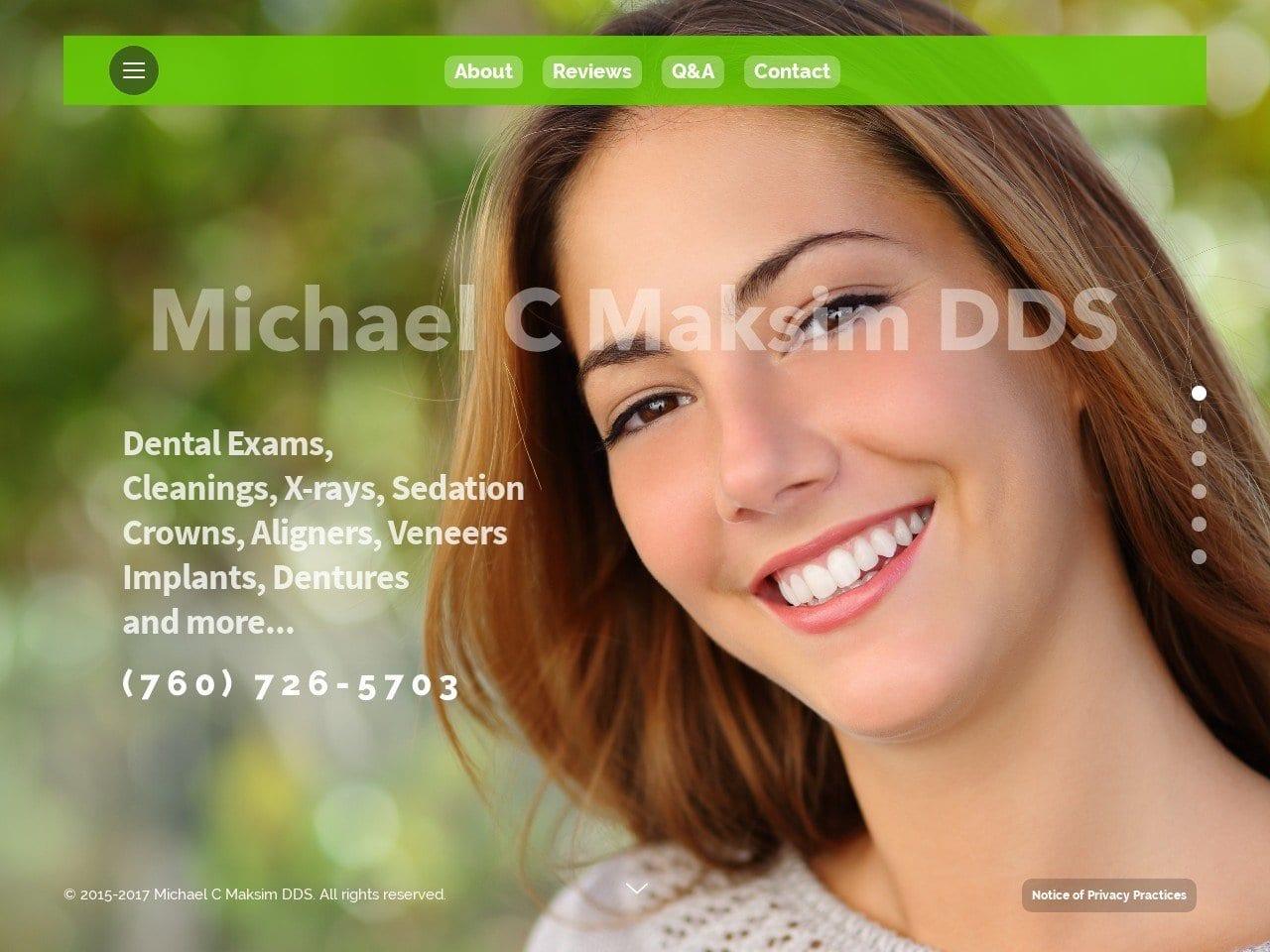 Michael C. Maksim DDS