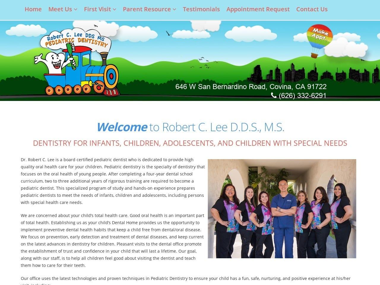 Robert C. Lee D.D.S. M.S. Pediatric