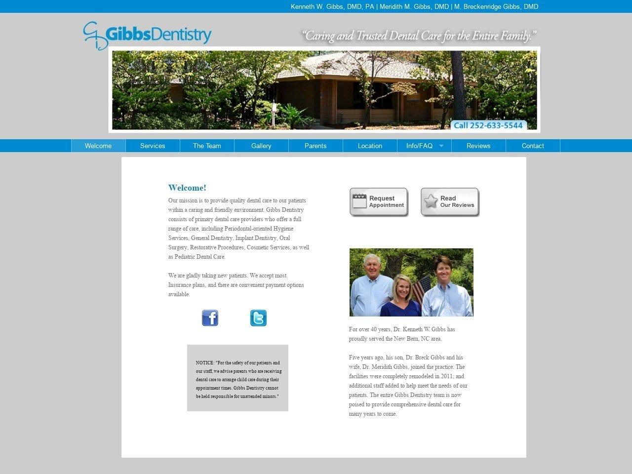 Gibbs Dentistry Gibbs Meridith DDS