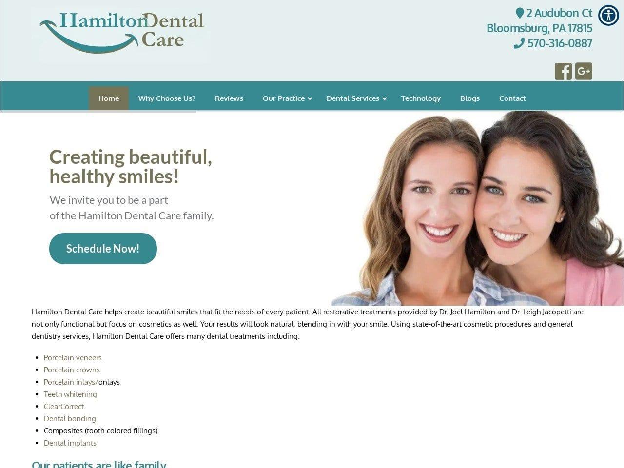David M Hamilton Dds