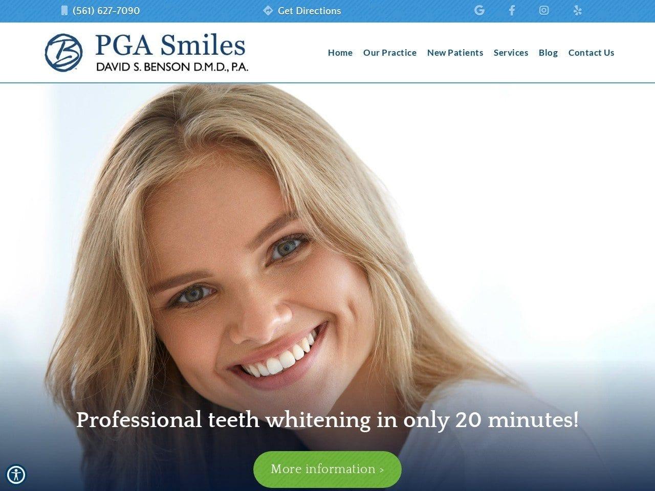 David S Benson DDS screenshot