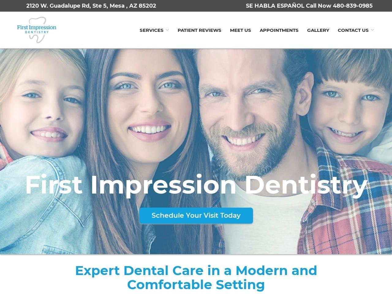Dr. Brad D. Justesen DDS screenshot