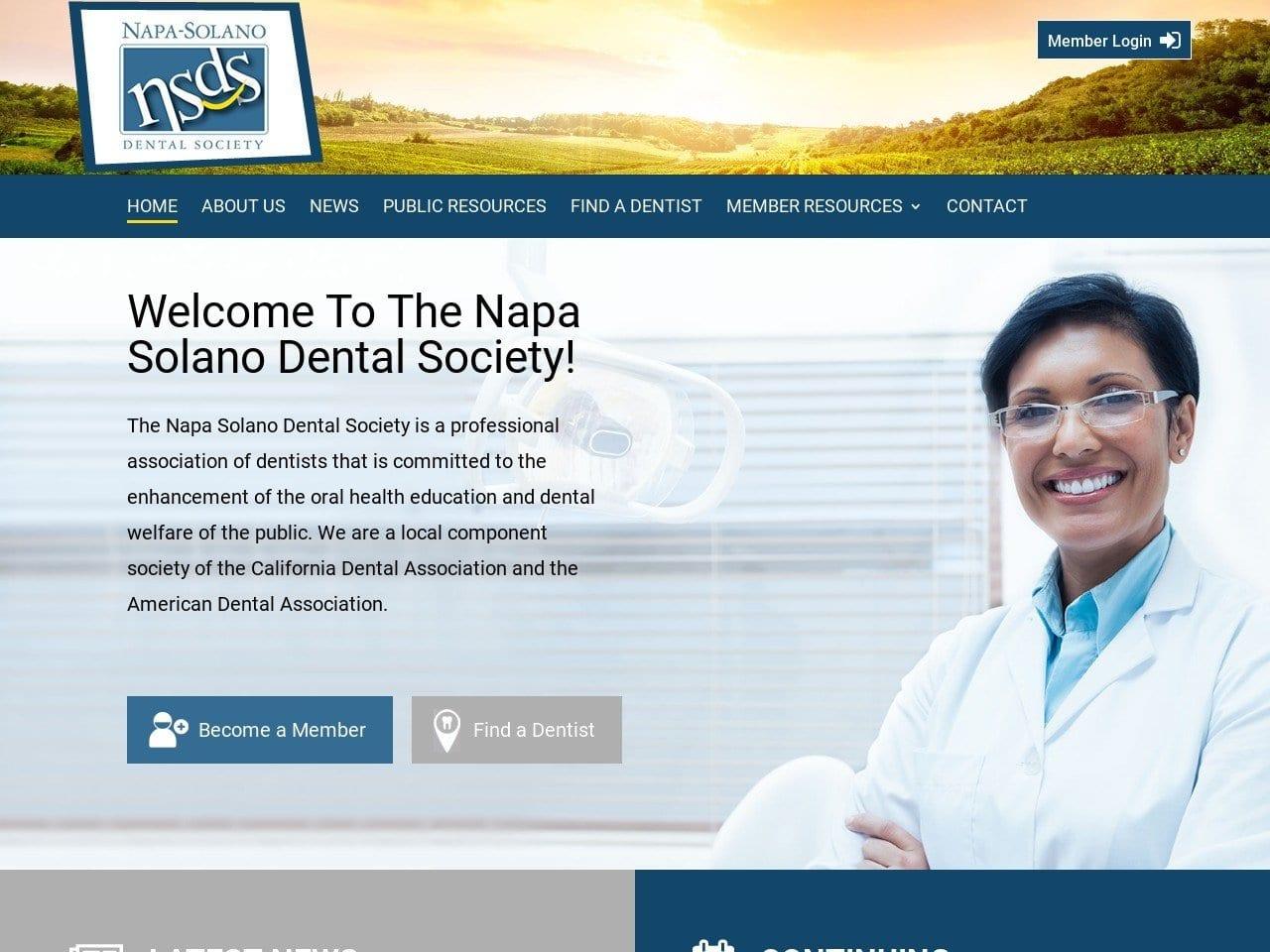 Napa Solano Dental Society screenshot