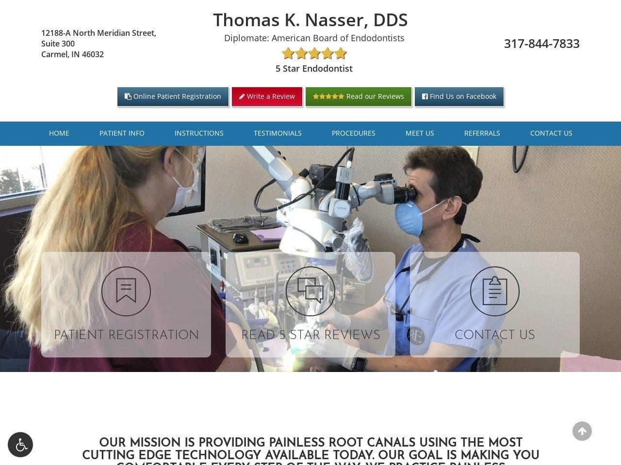 Thomas K. Nasser DDS screenshot