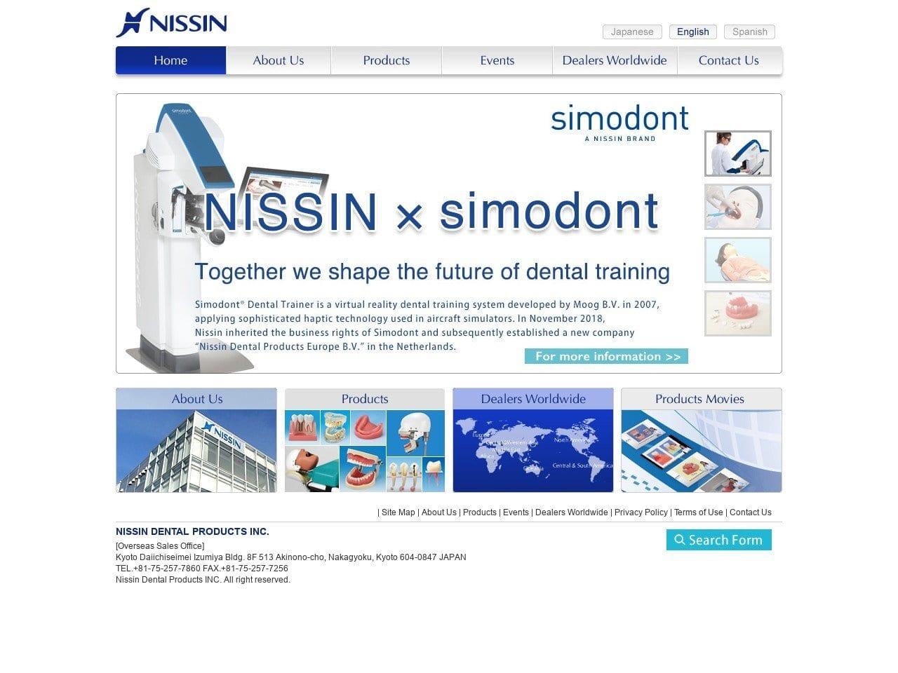 Nissin Dental Products INC