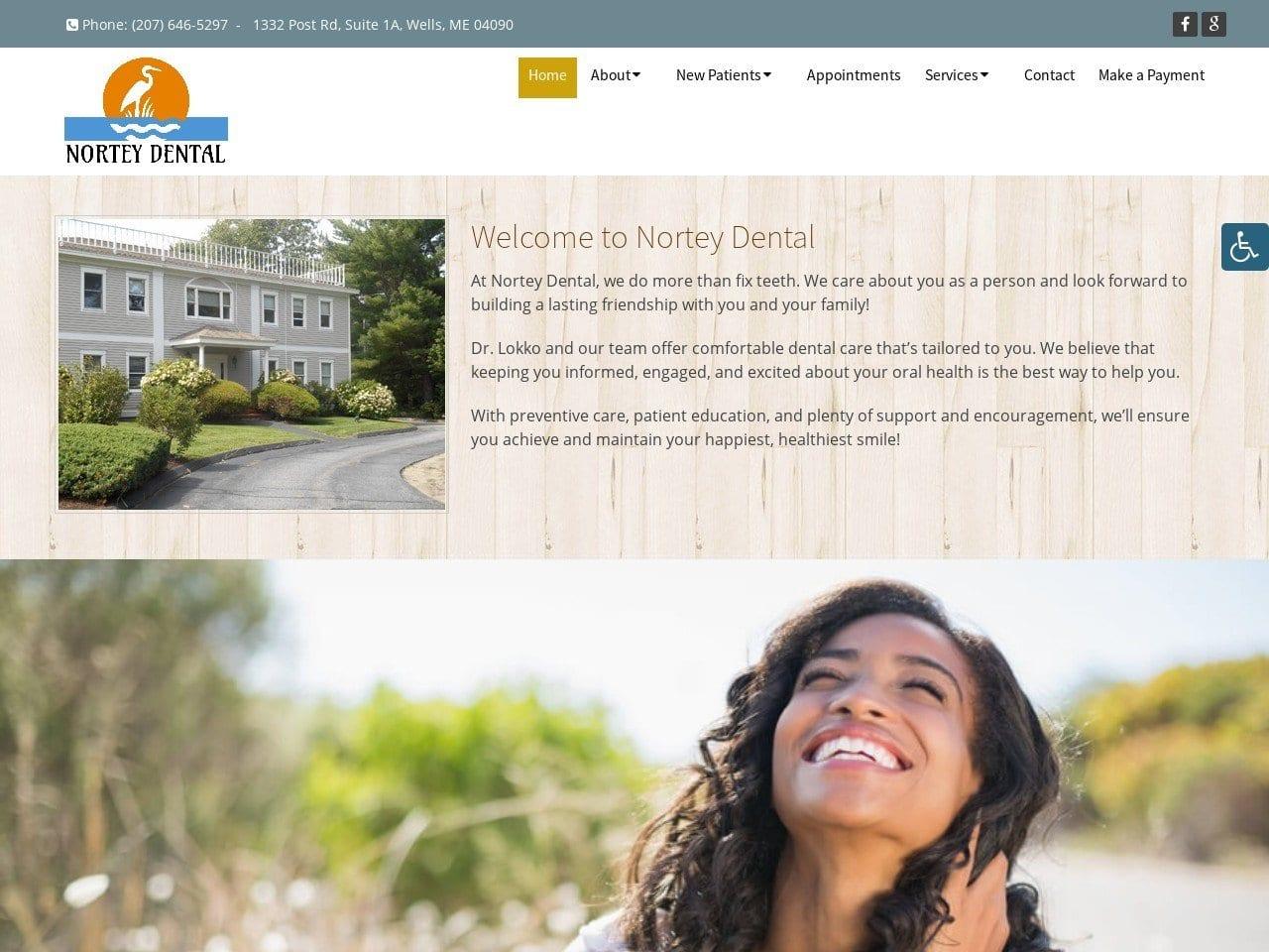 Nortey Dental PLLC screenshot