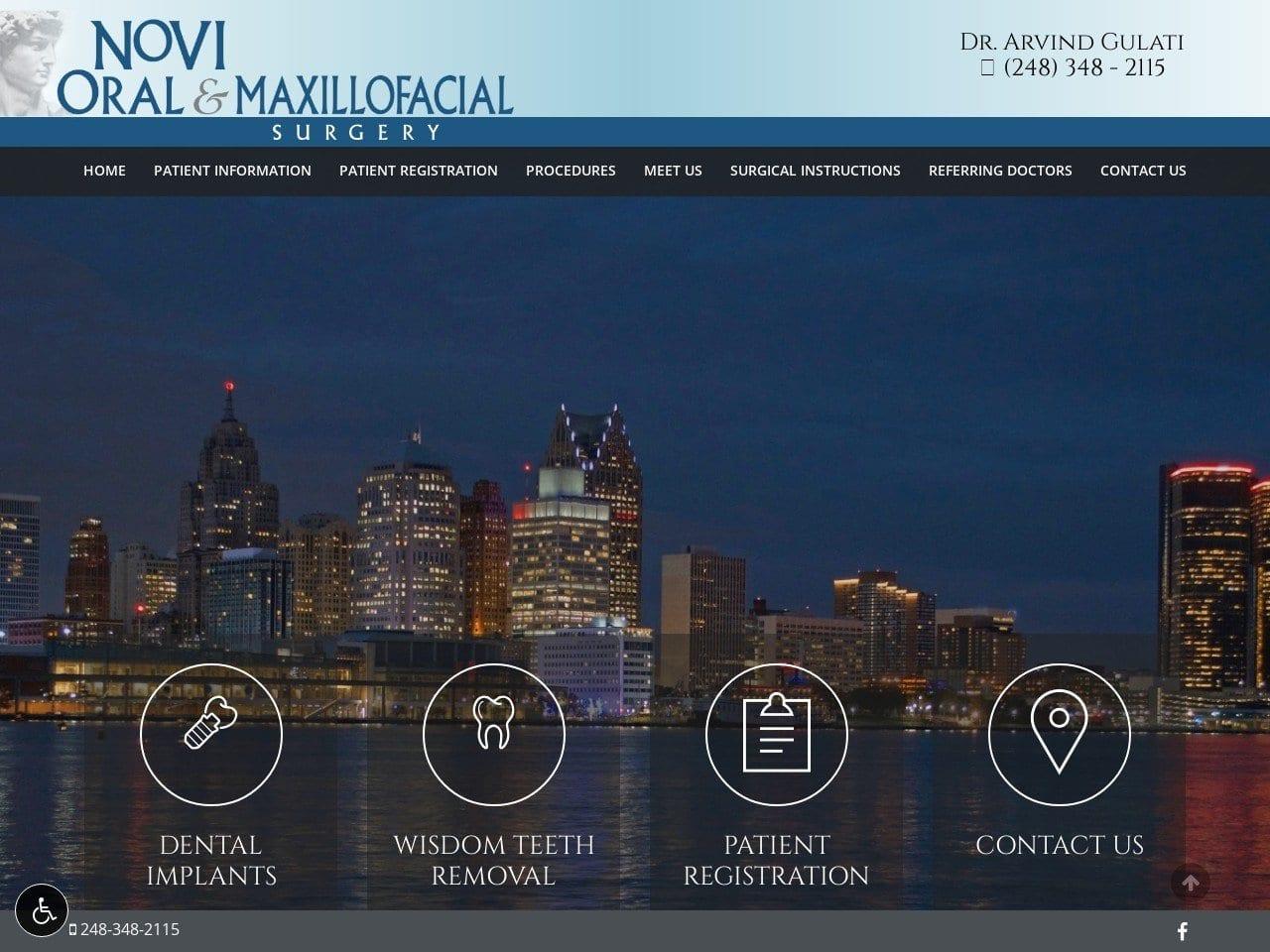 Novi Oral & Maxillofacial: Gulati Arvind DDS