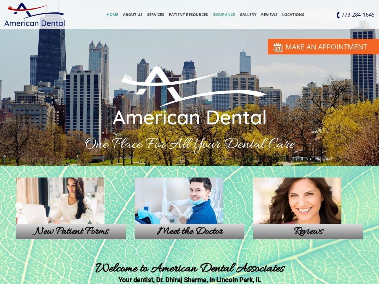 American Dental Ltd Katsnelson Alexander DDS screenshot