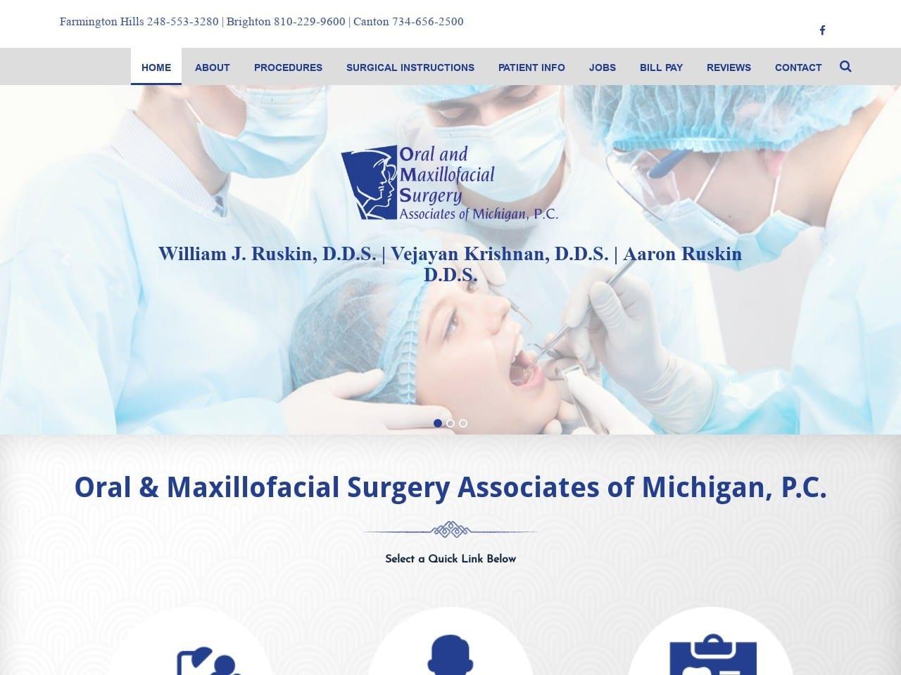Dr William Ruskin, Dr Vejayan Krishnan & Dr Aaron Ruskin