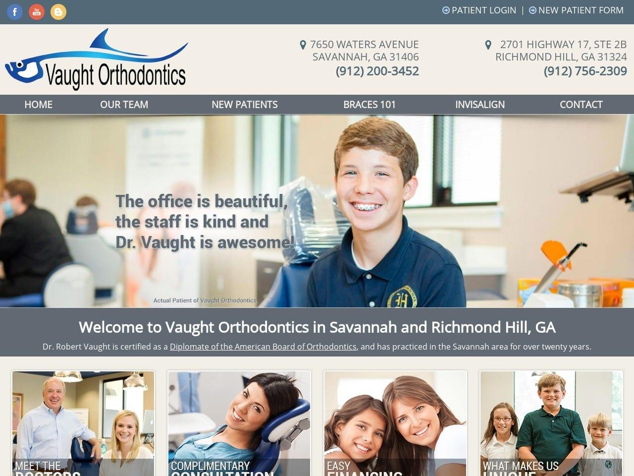 Vaught Orthodontics screenshot