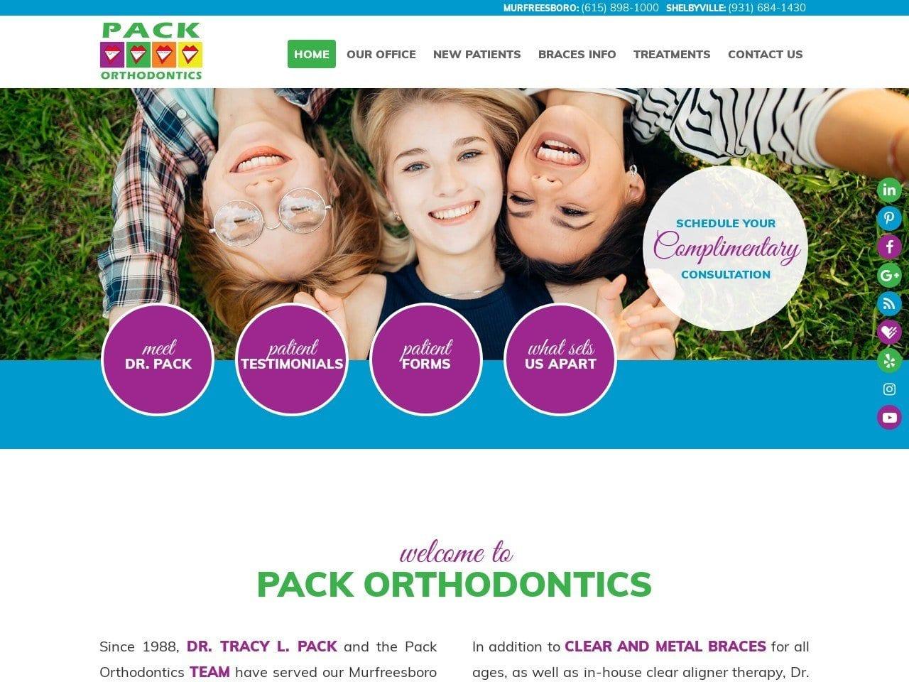 Tracy L. Pack D.D.S. Orthodontics
