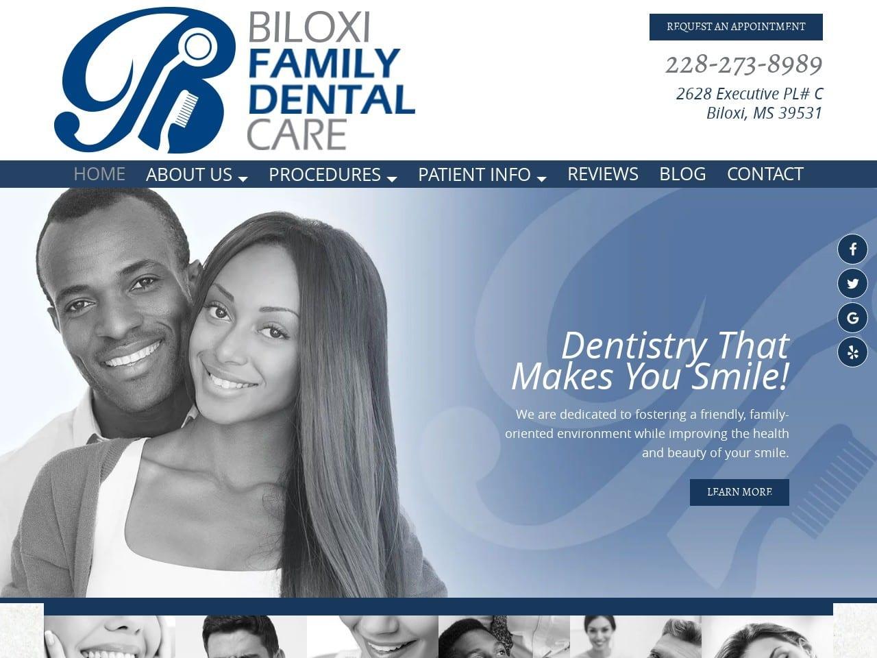 Biloxi Family Dental Care screenshot