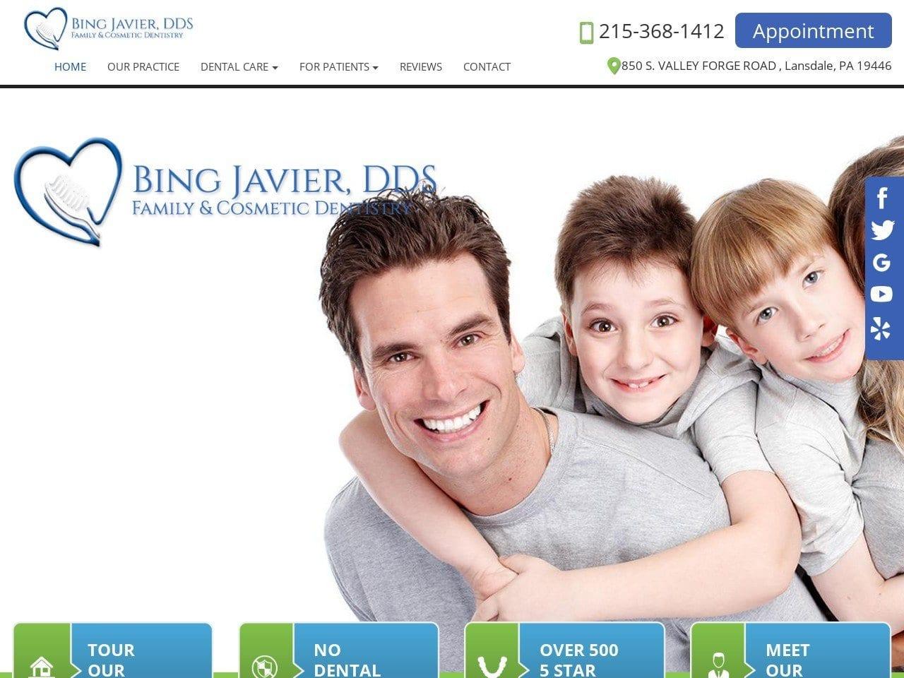 Bing Javier DDS screenshot