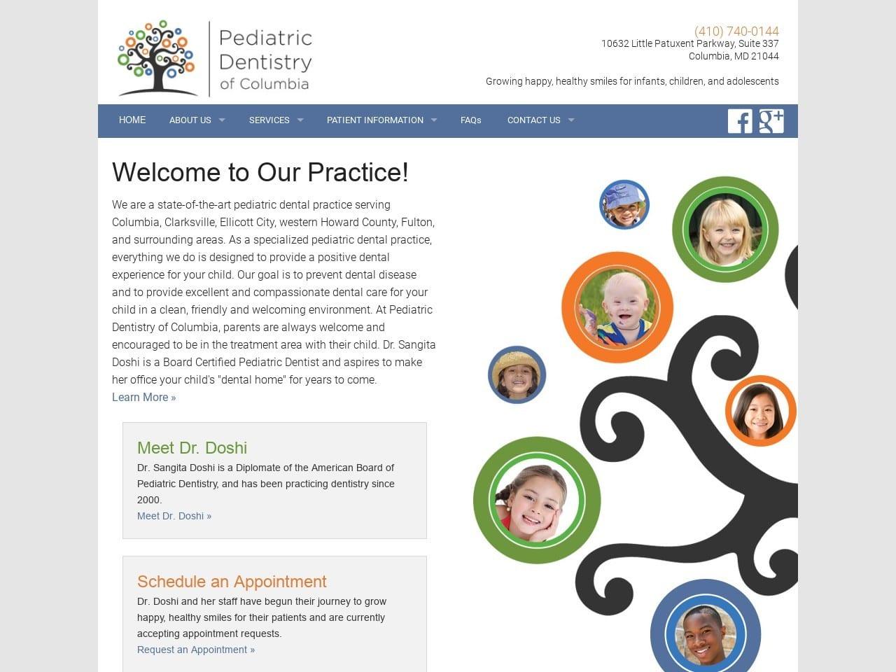 Pediatric Dentistry of Columbia Dr. Sangita Doshi
