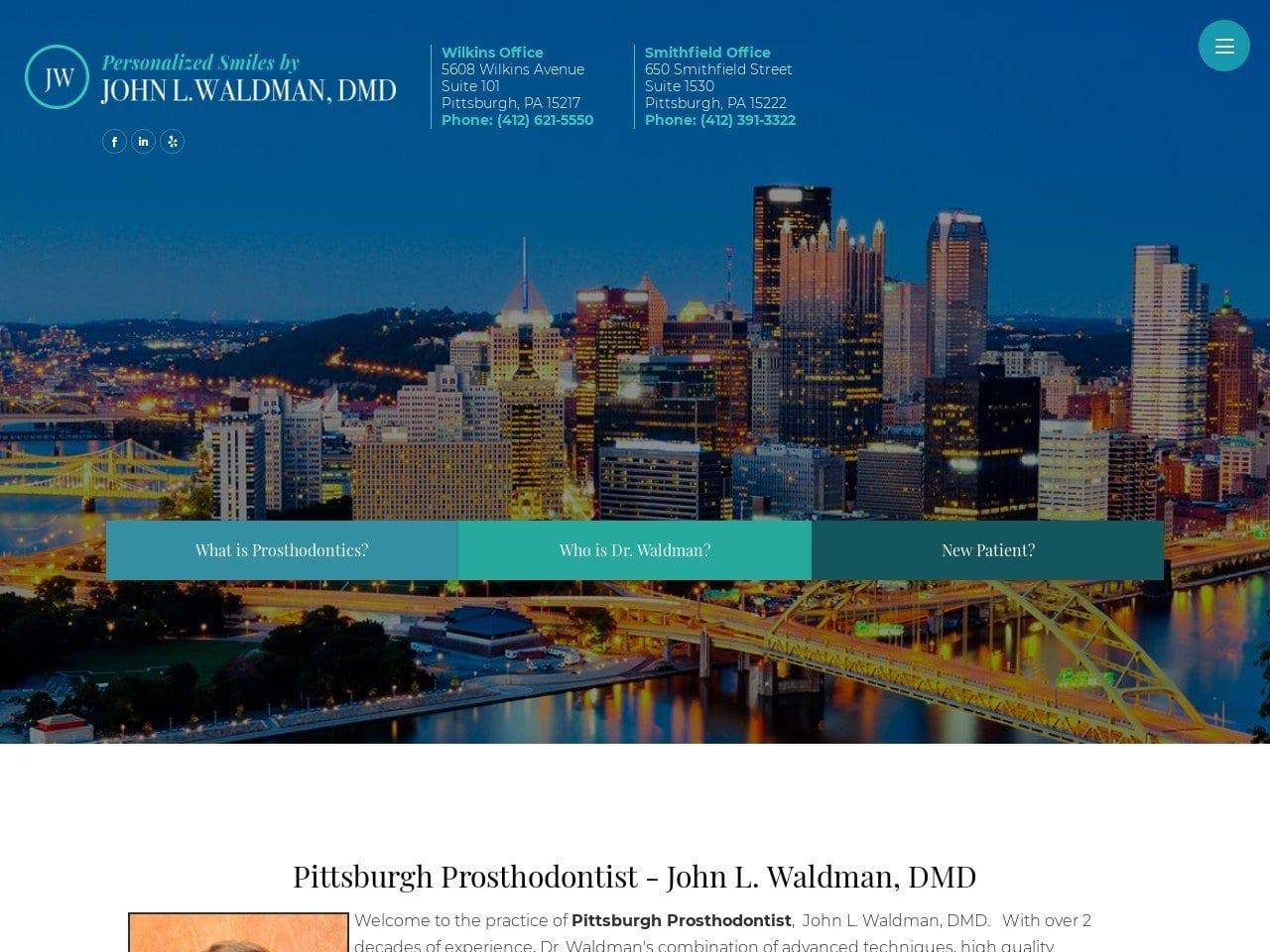 Waldman John L DDS screenshot