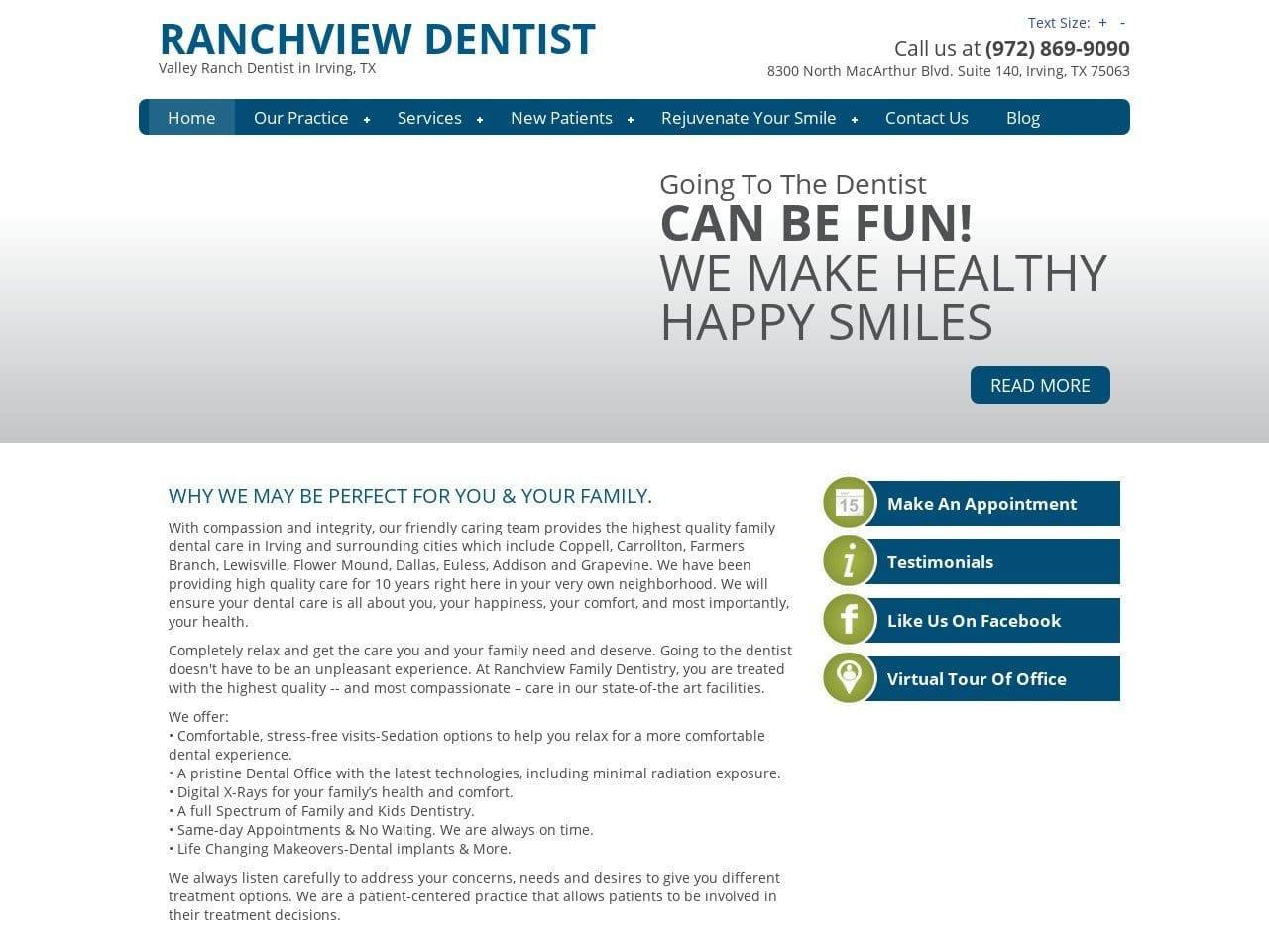 Ranchview Family Dentistry screenshot