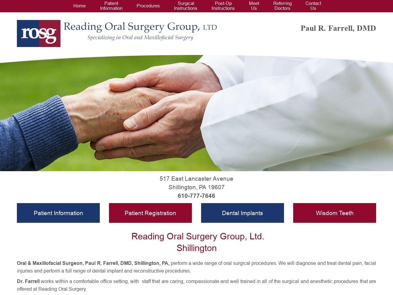 Reading Oral Surgery Group Ltd screenshot