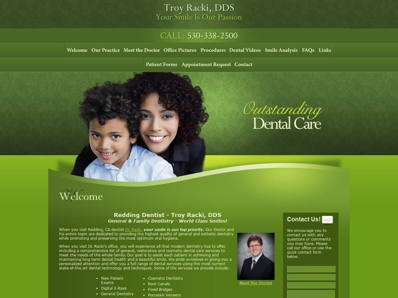 Dr. Troy R. Racki DDS screenshot