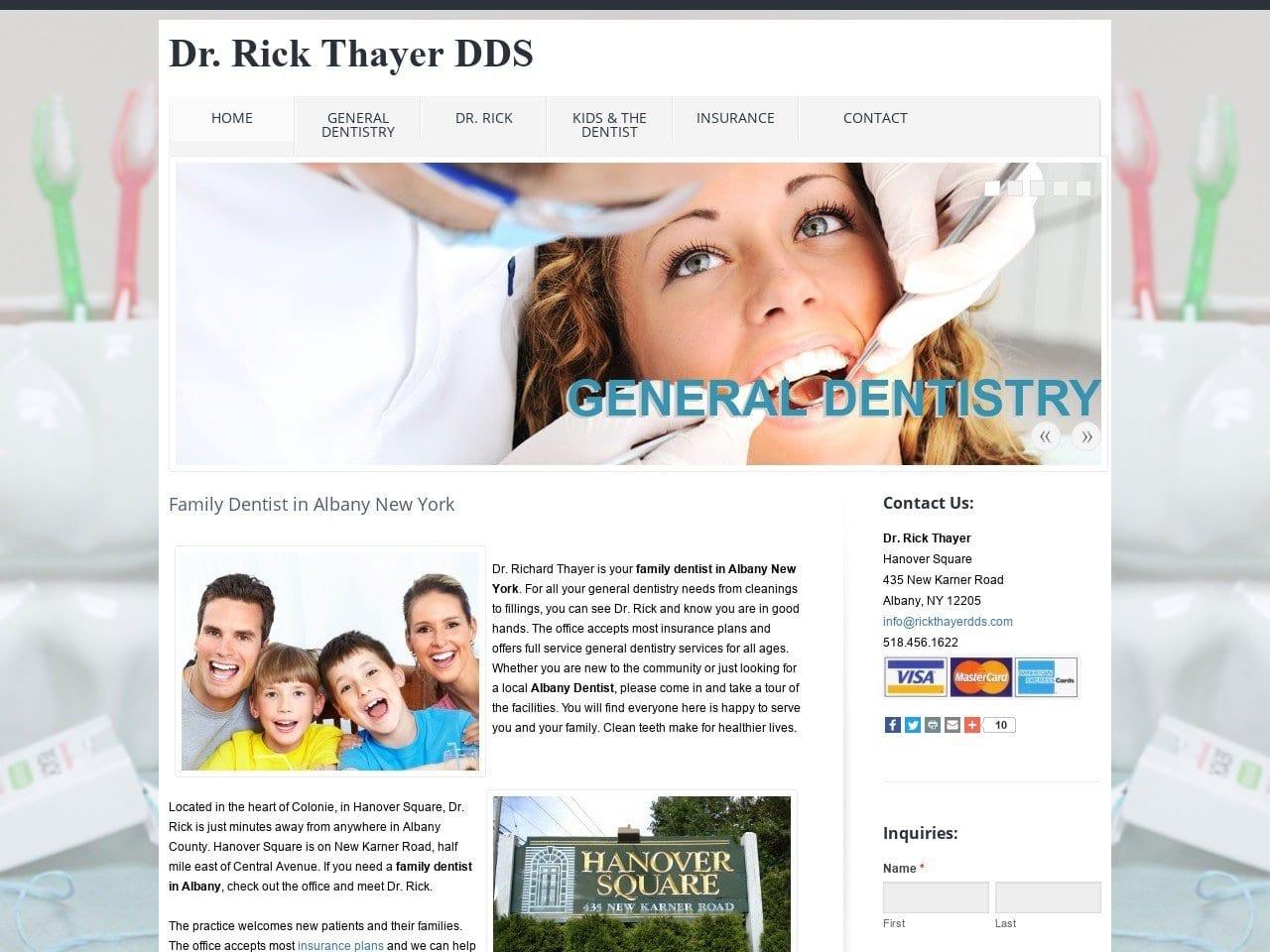 Thayer Richard D DDS