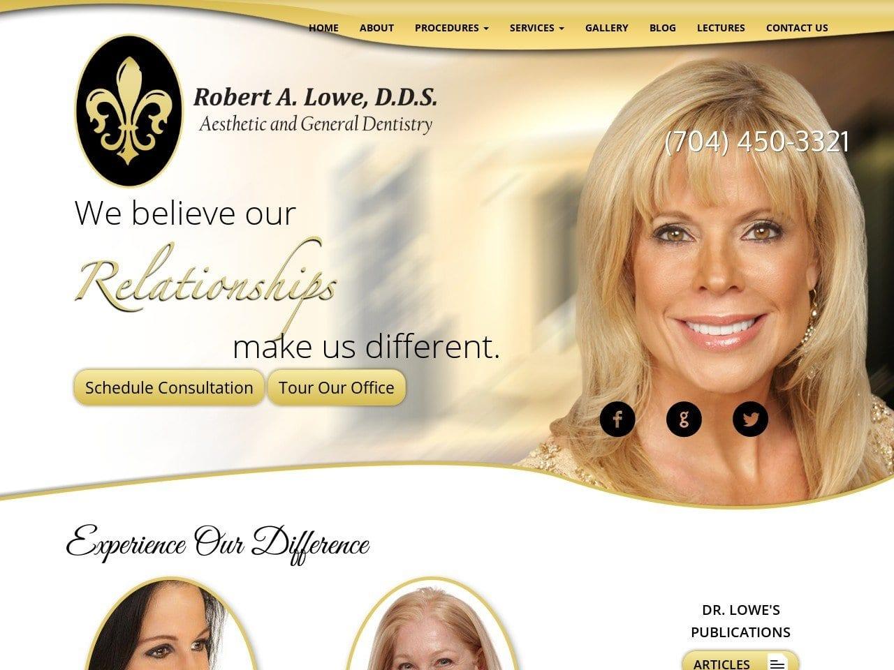 Robert A. Lowe DDS screenshot