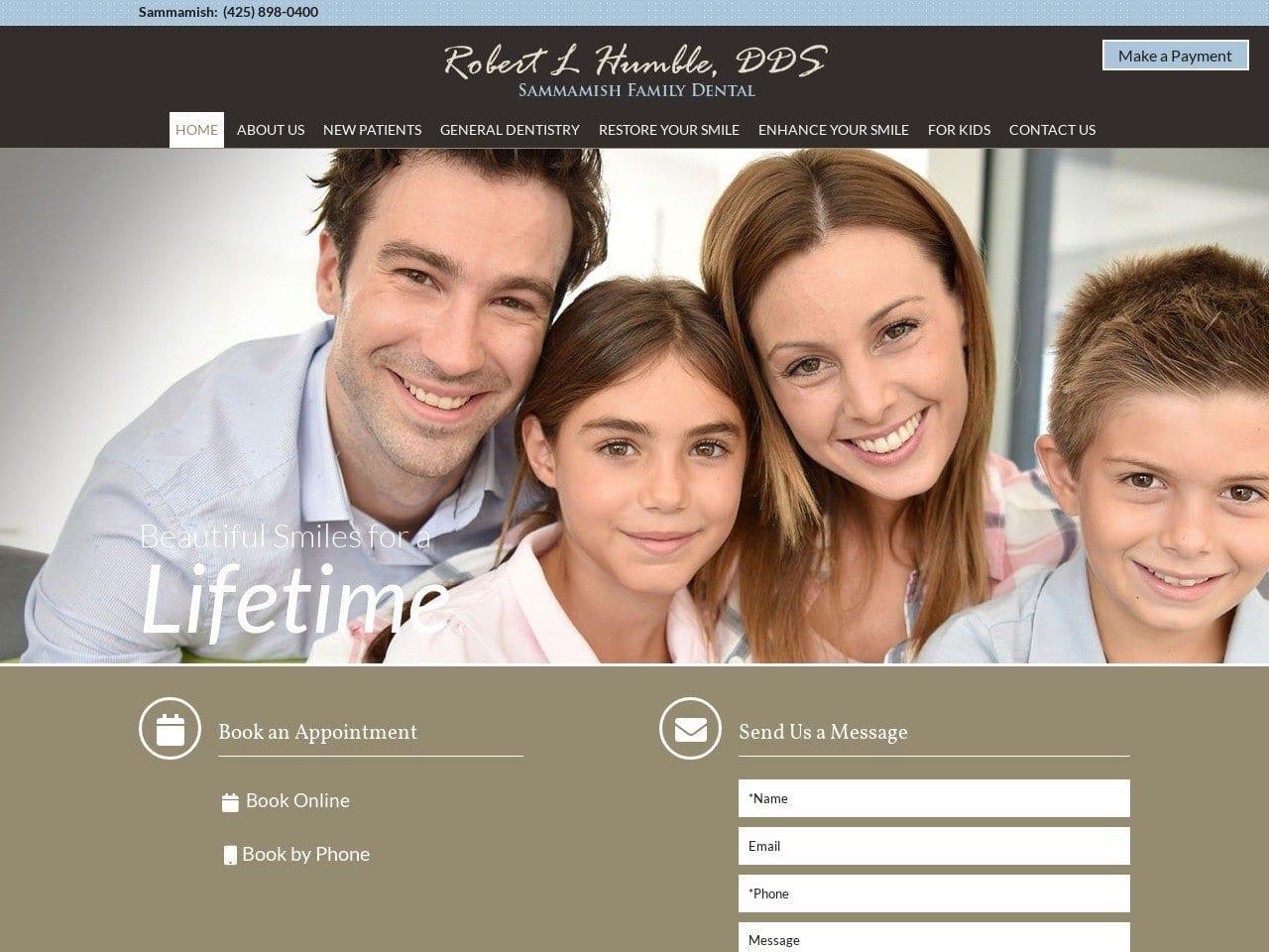 Robert L. Humble DDS screenshot
