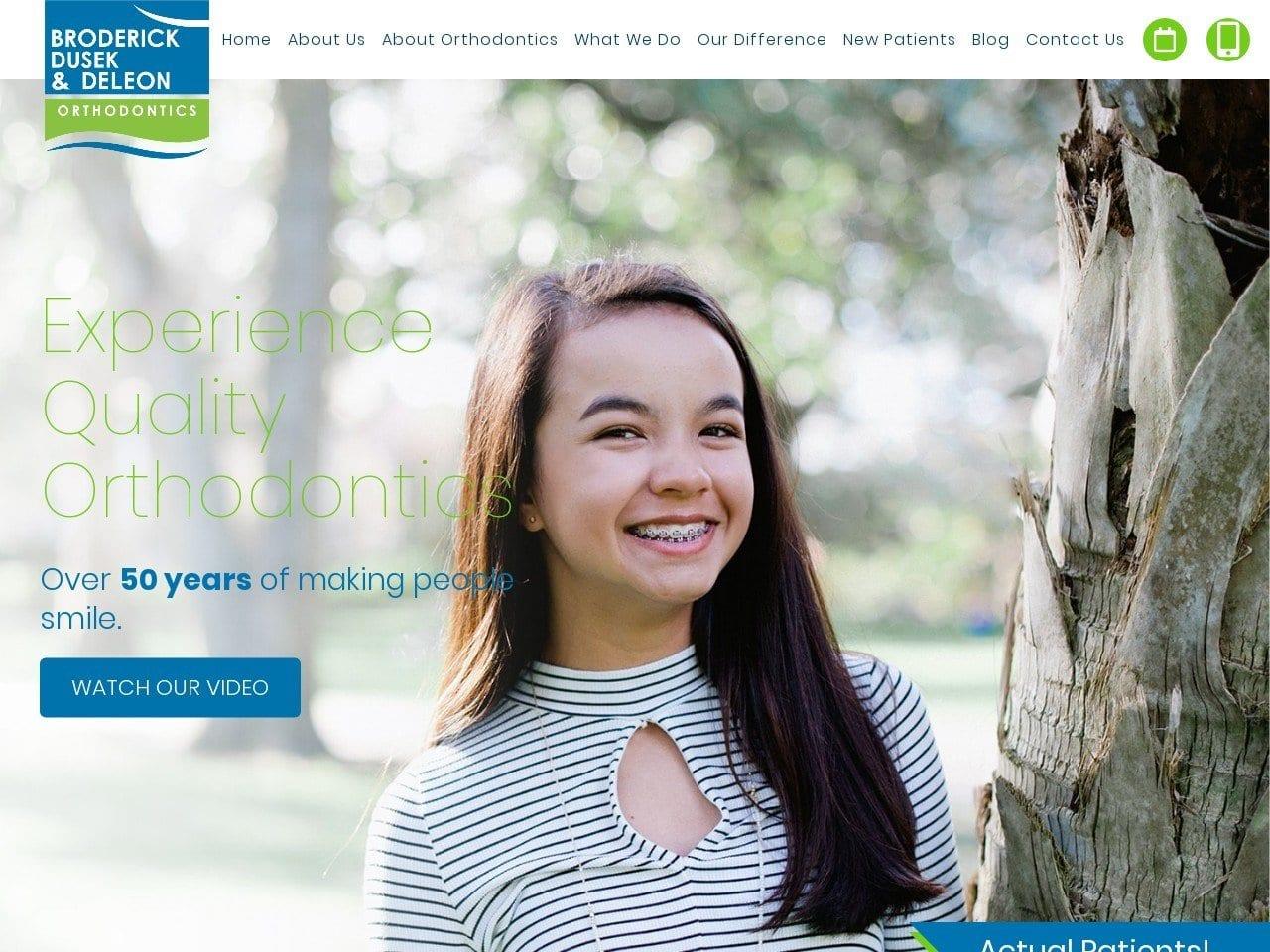 Broderick, Dusek & DeLeon Orthodontics