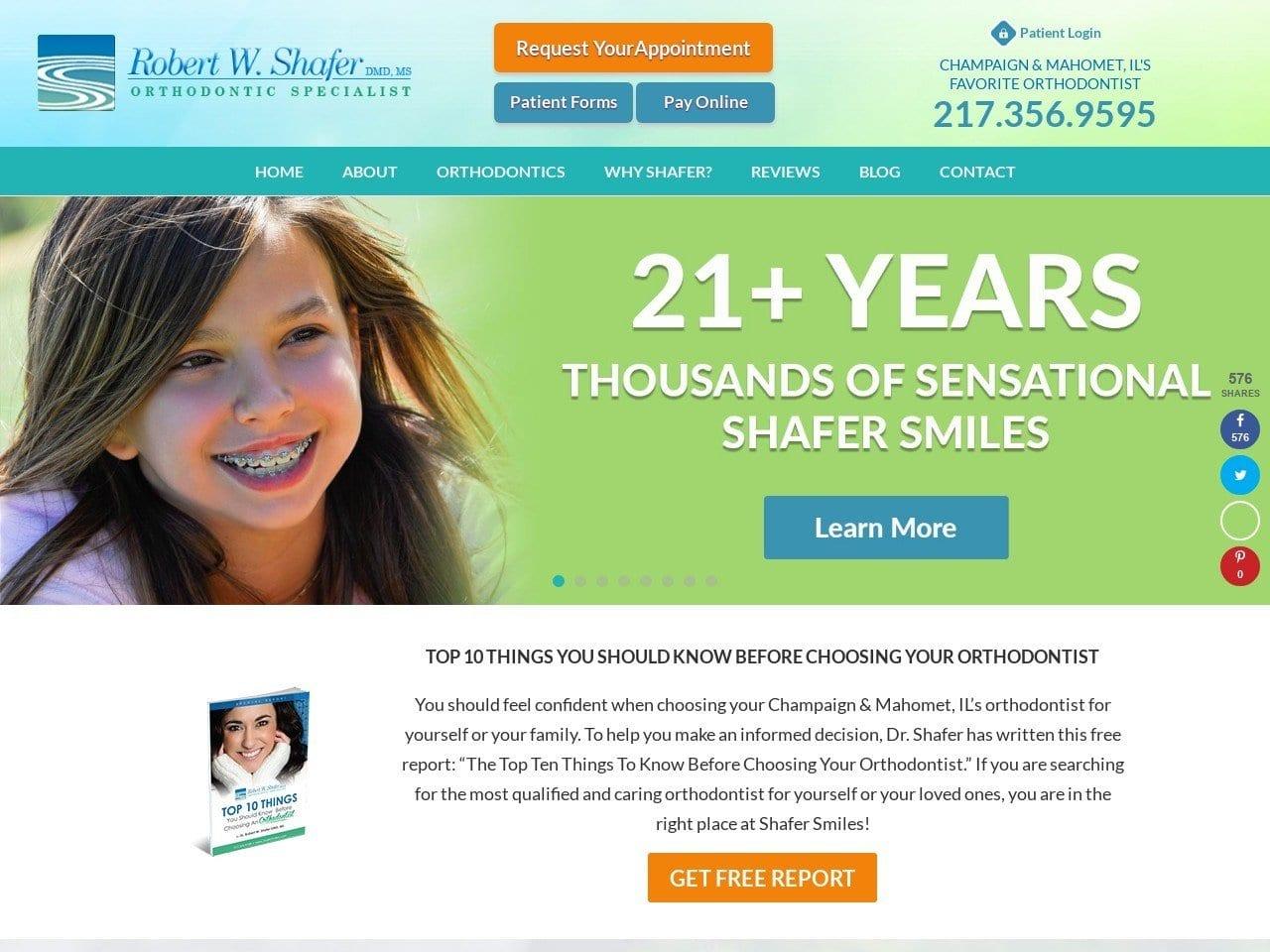 Shafer Smiles - Champaign Orthodontist screenshot