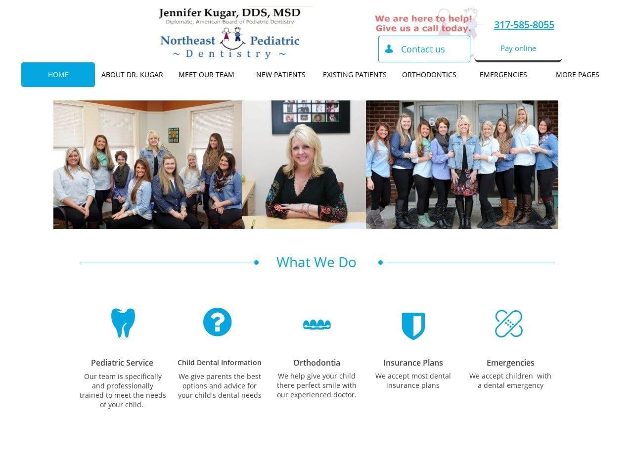 Northeast Pediatric Dentistry Kugar Jennifer DDS screenshot