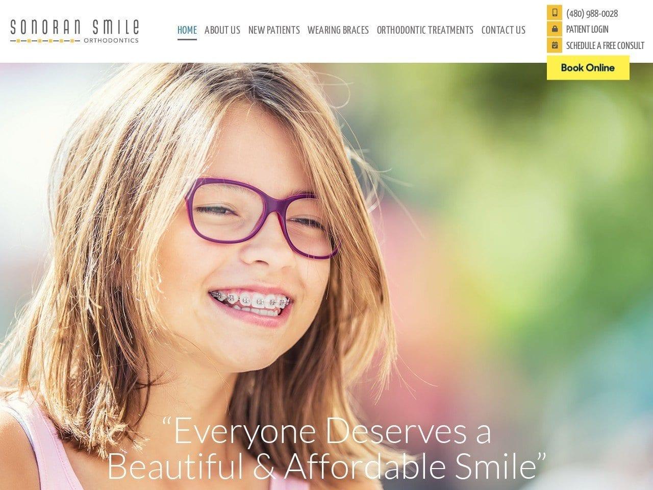 Sonoran Smiles Orthodontics screenshot